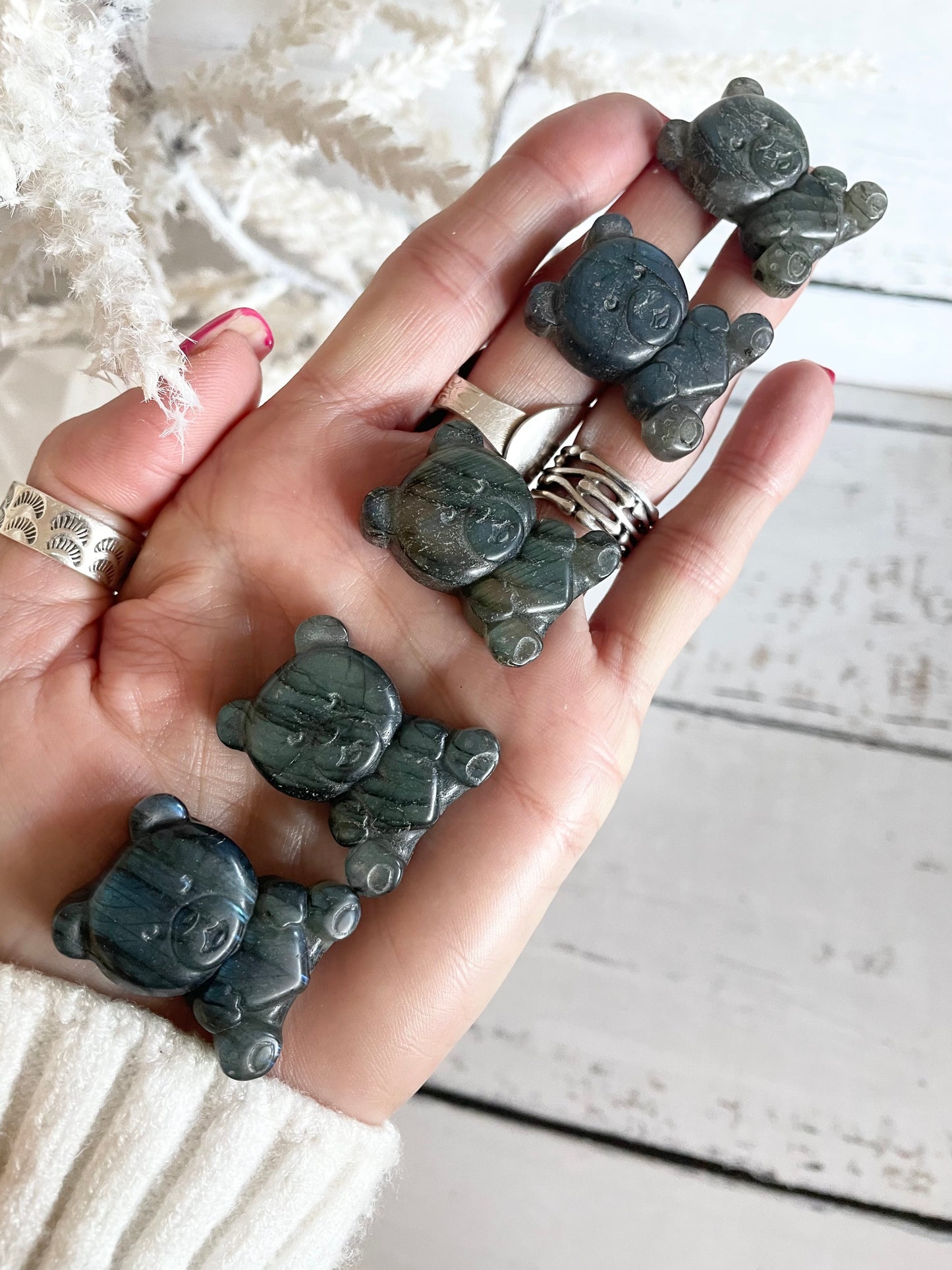 Intuitively Chosen ~ Labradorite Bear