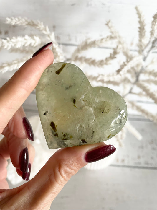 Prehnite Heart