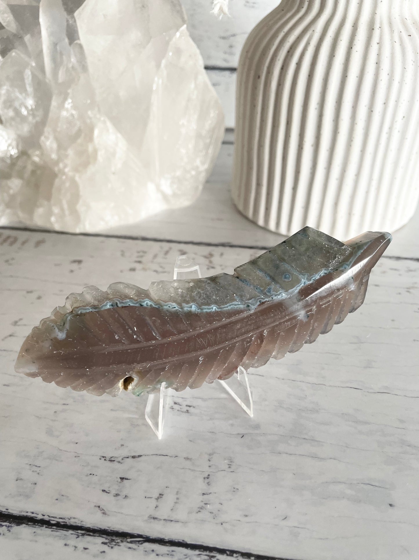 Agate feather