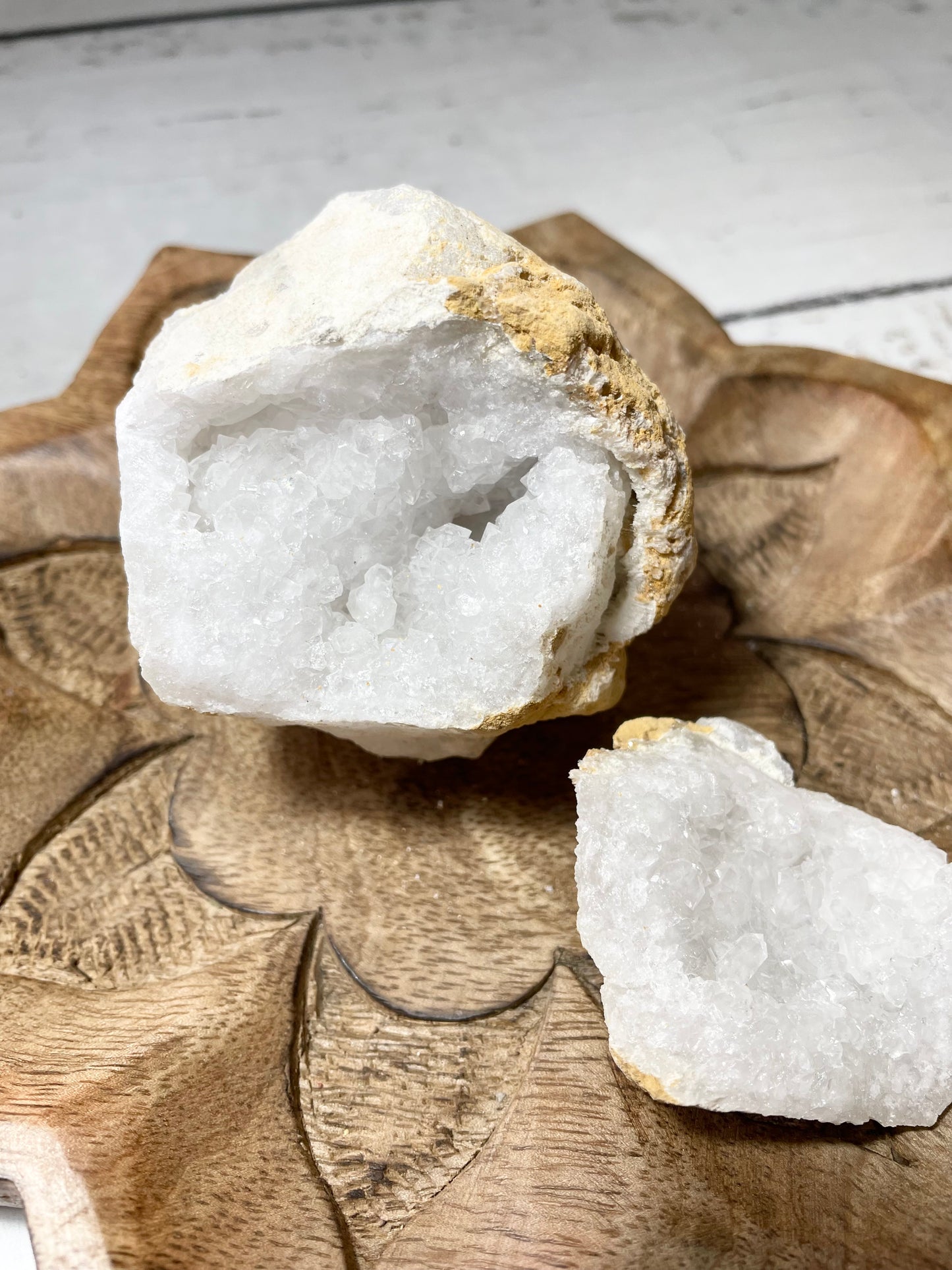 Moroccan Quartz Geode Pair