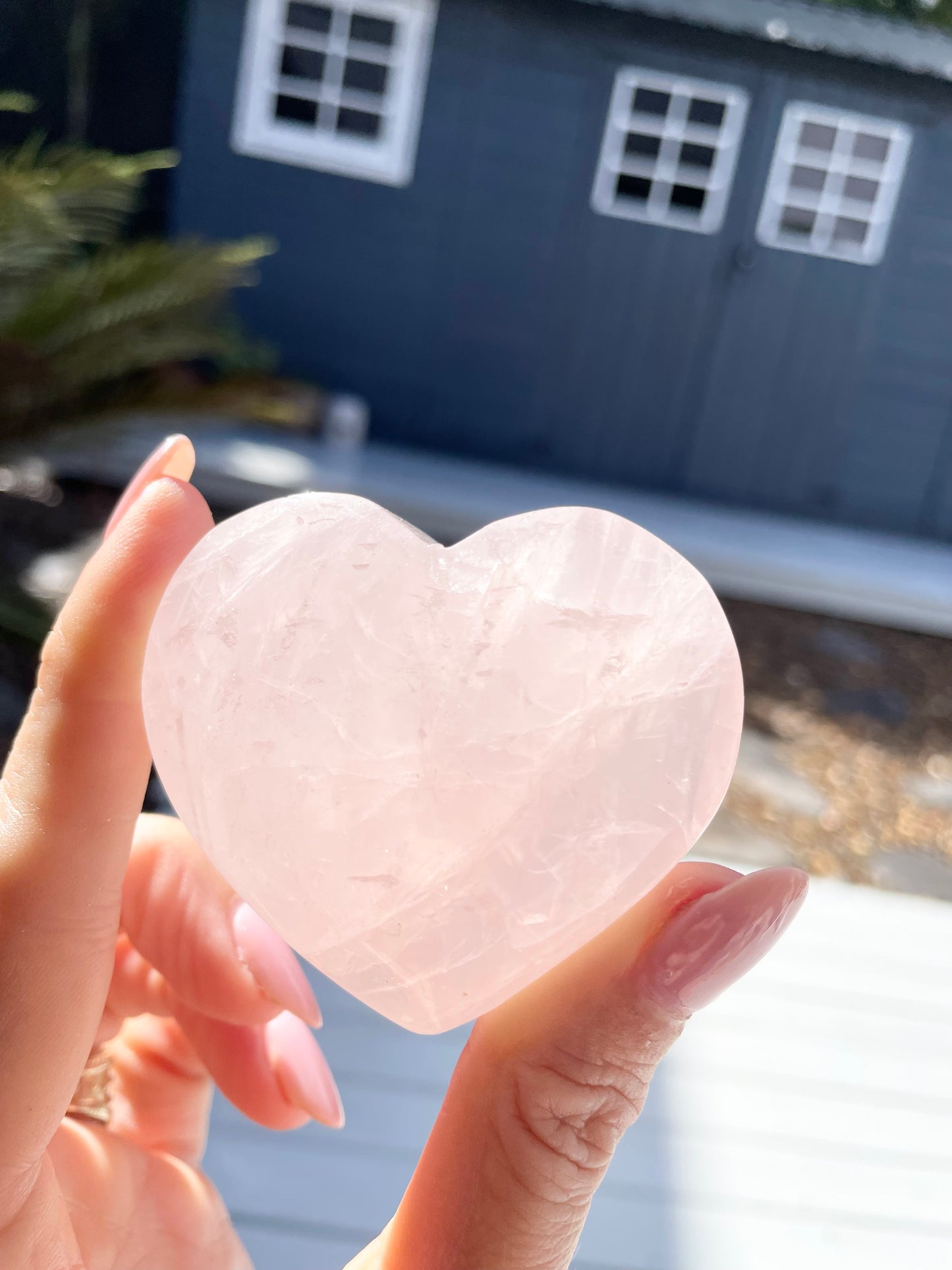 Rose Quartz Heart