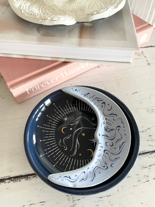Blue Moon Trinket Dish