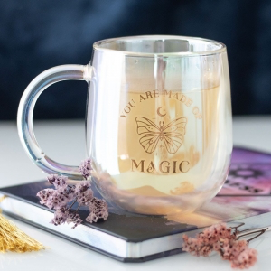 You are made of Magic ~ Double Walled Glass Mug