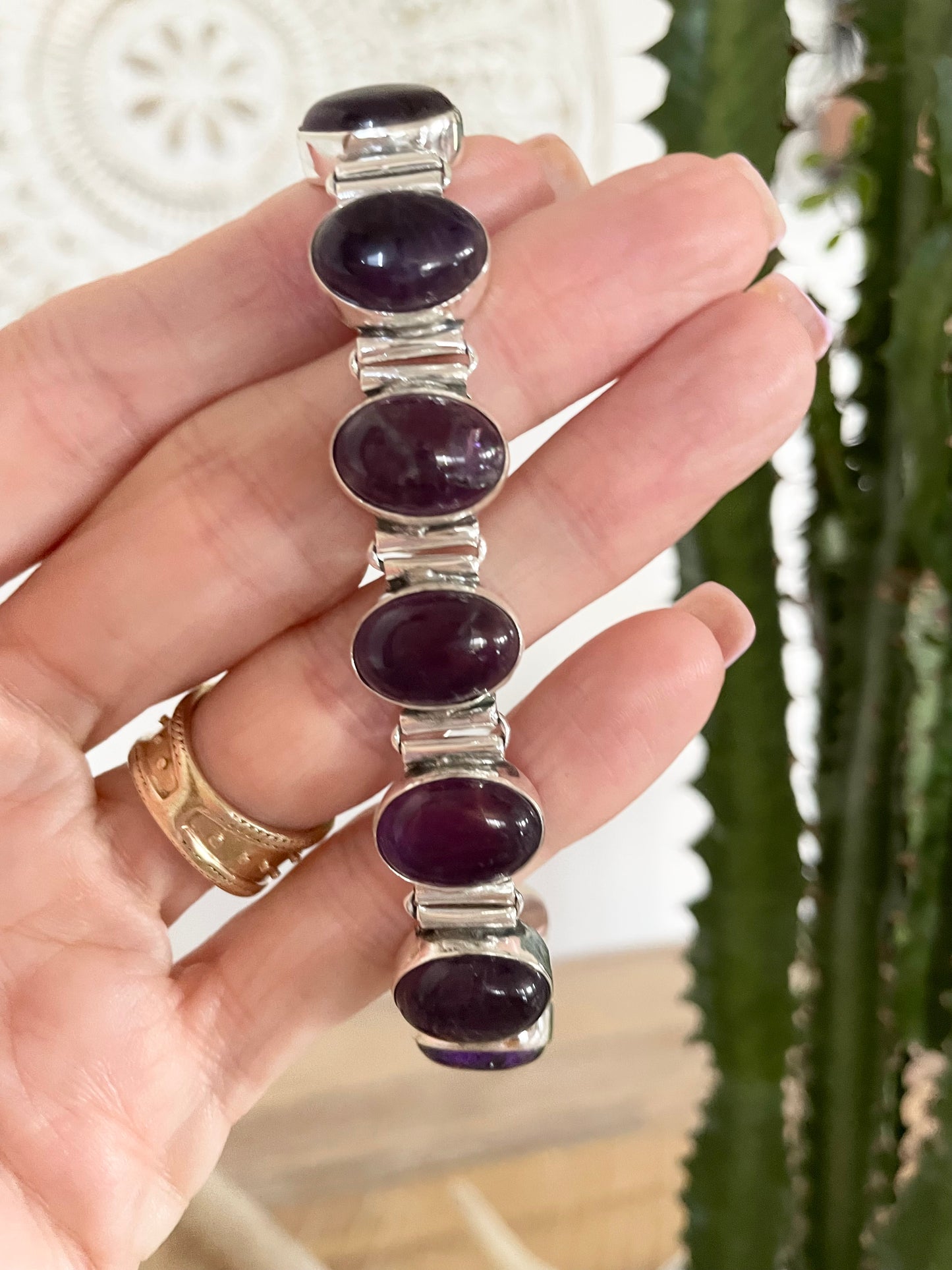 Amethyst Adjustable Bracelet