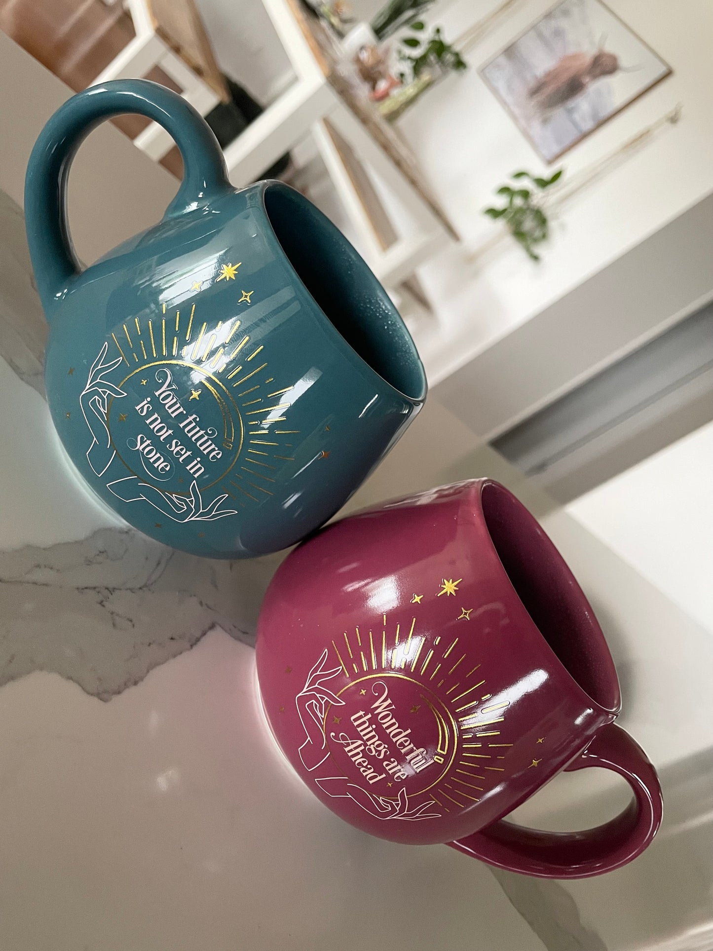Fortune Telling Mug ~ Teal
