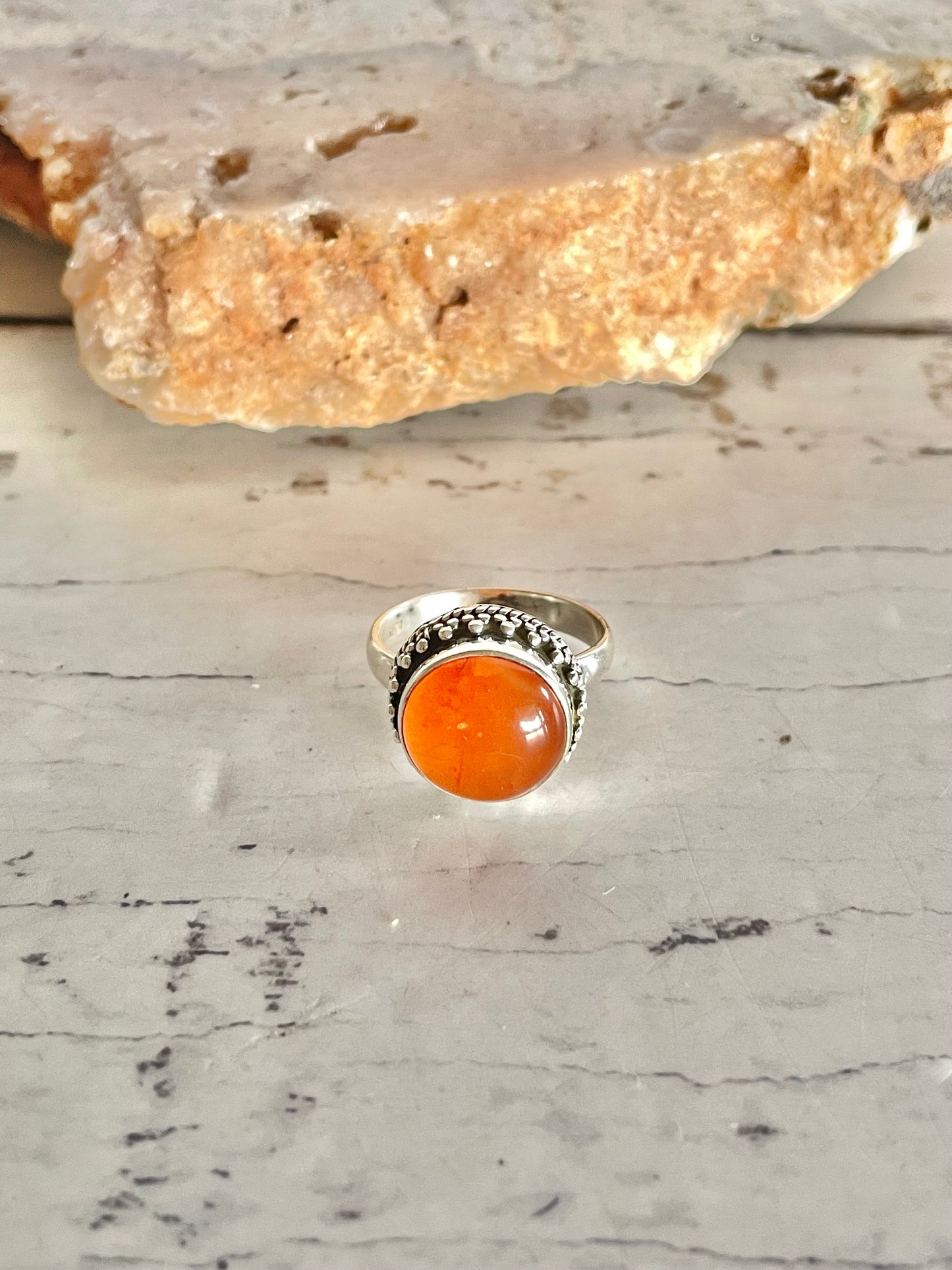 Carnelian Ring ~ size 7