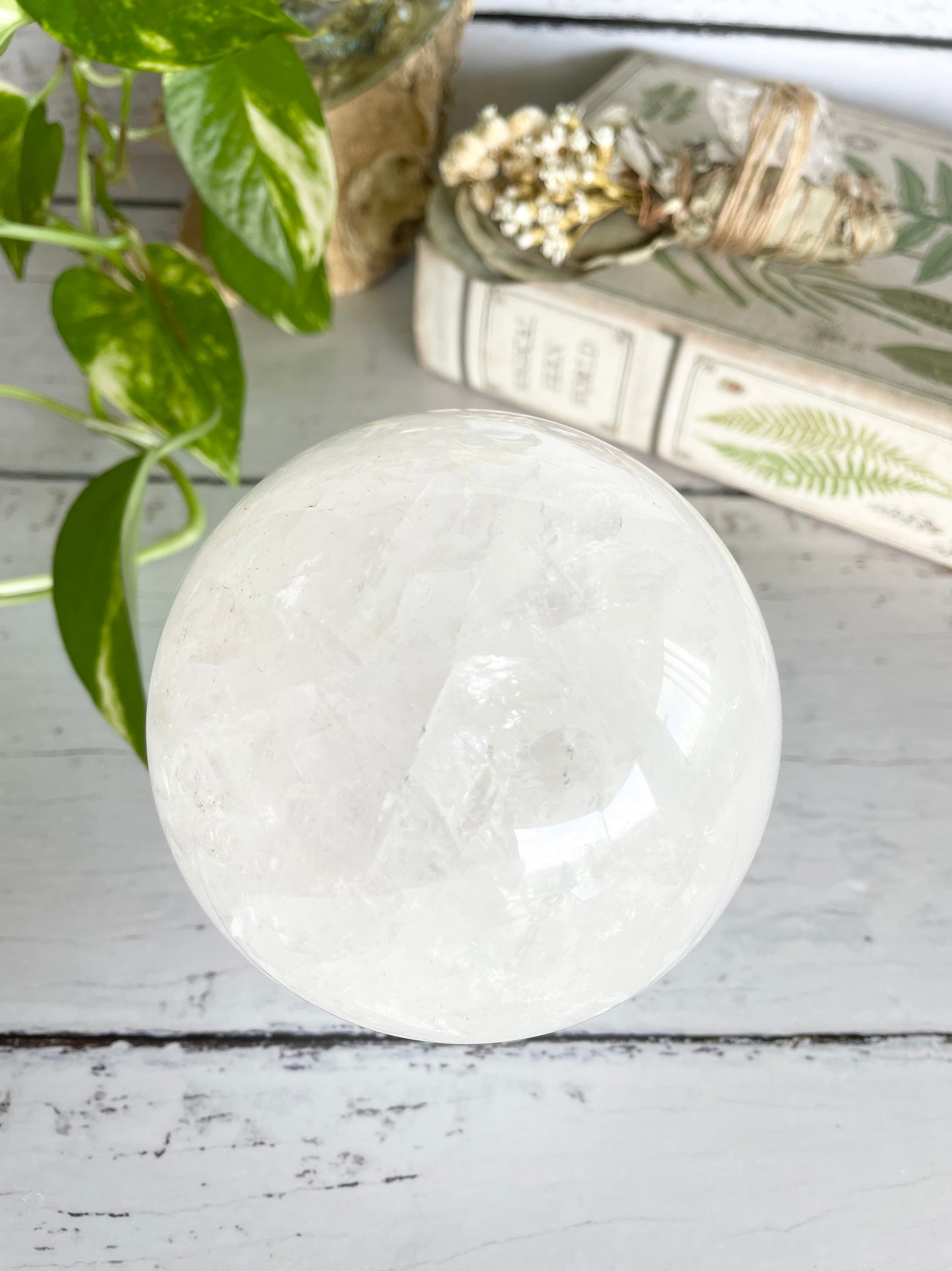 Clear Quartz Sphere 1.2kgs