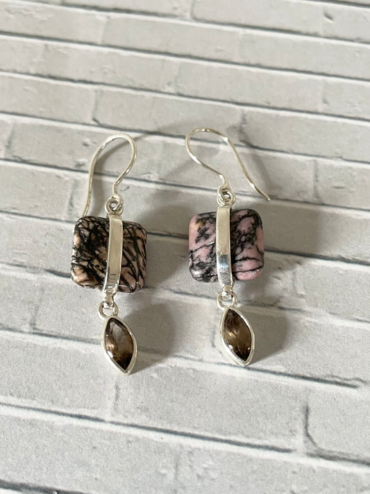 Smoky Quartz & Rhodonite