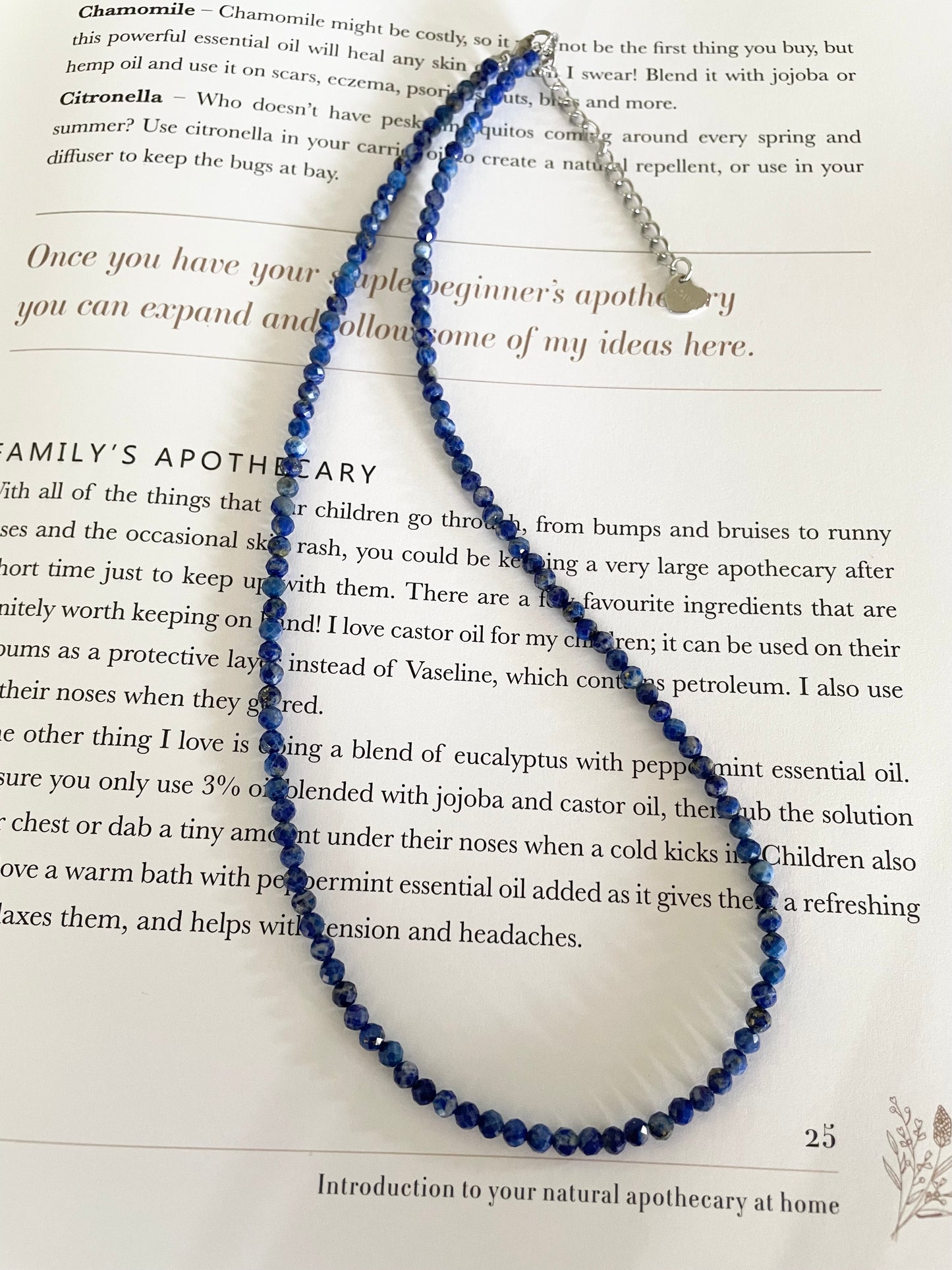 Lapis Lazuli Ascension ~  Faceted Necklace