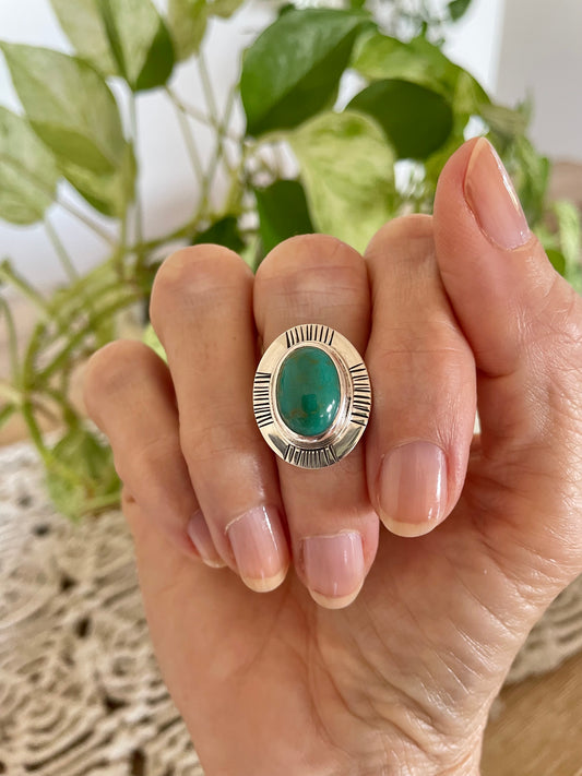 Arizona Turquoise Ring ~ Size 7