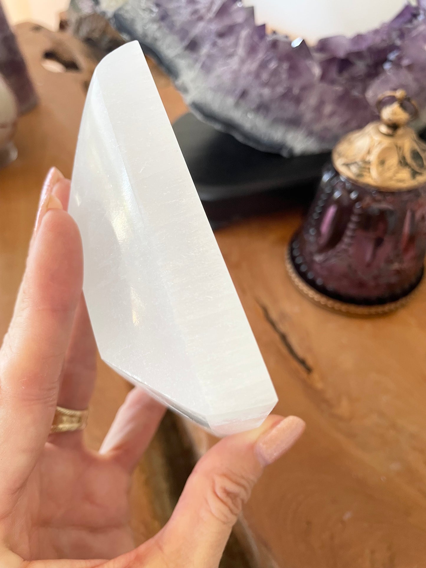 Selenite Trinket Dish