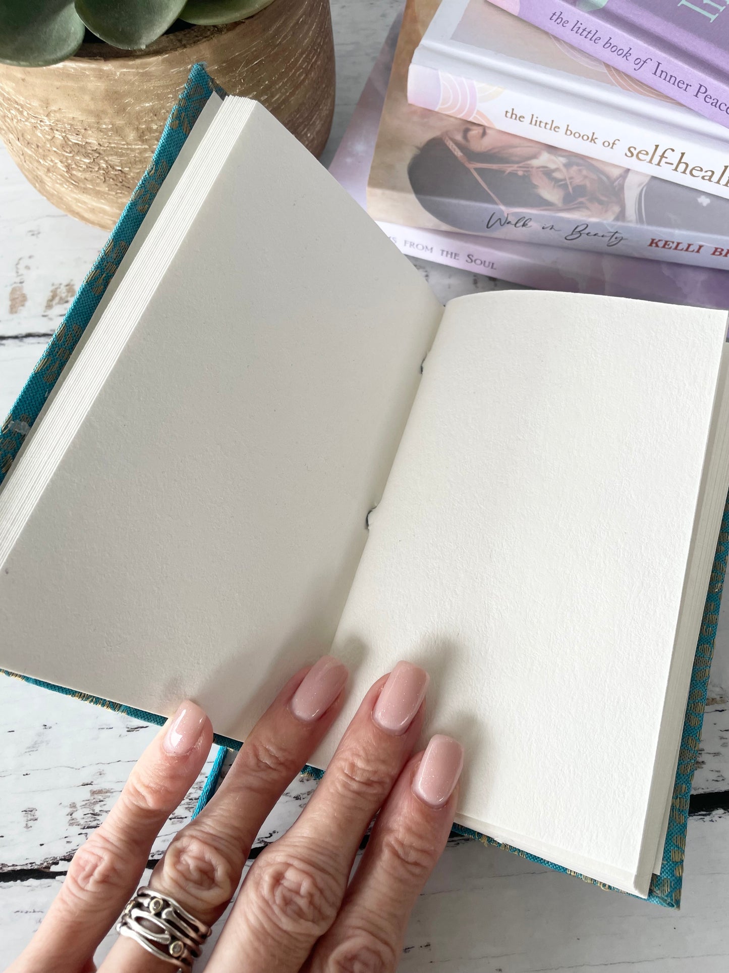 Recycled bohemian journal - tree free paper!