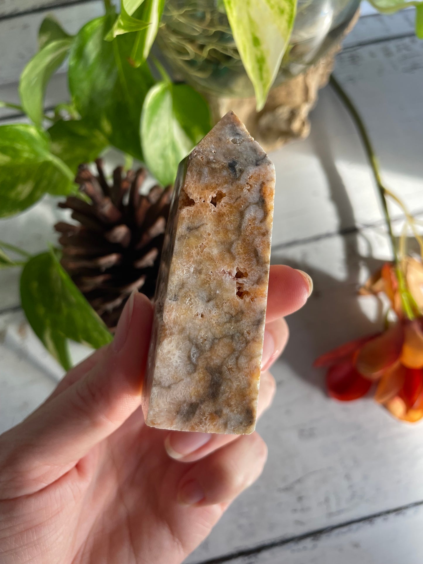 Crazy Lace Agate Obelisk