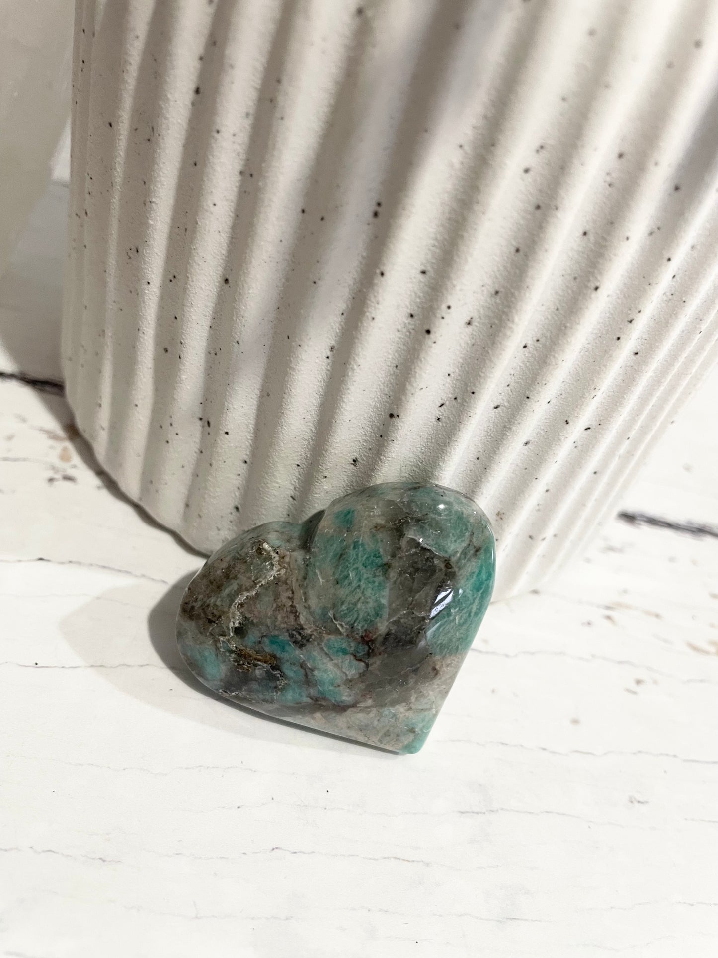 Amazonite Heart