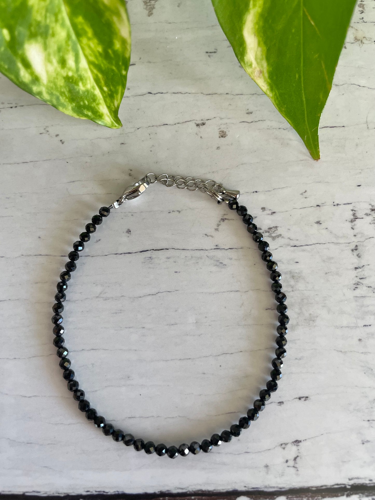 Faceted Black Spinel Bracelet ~ Inspiration