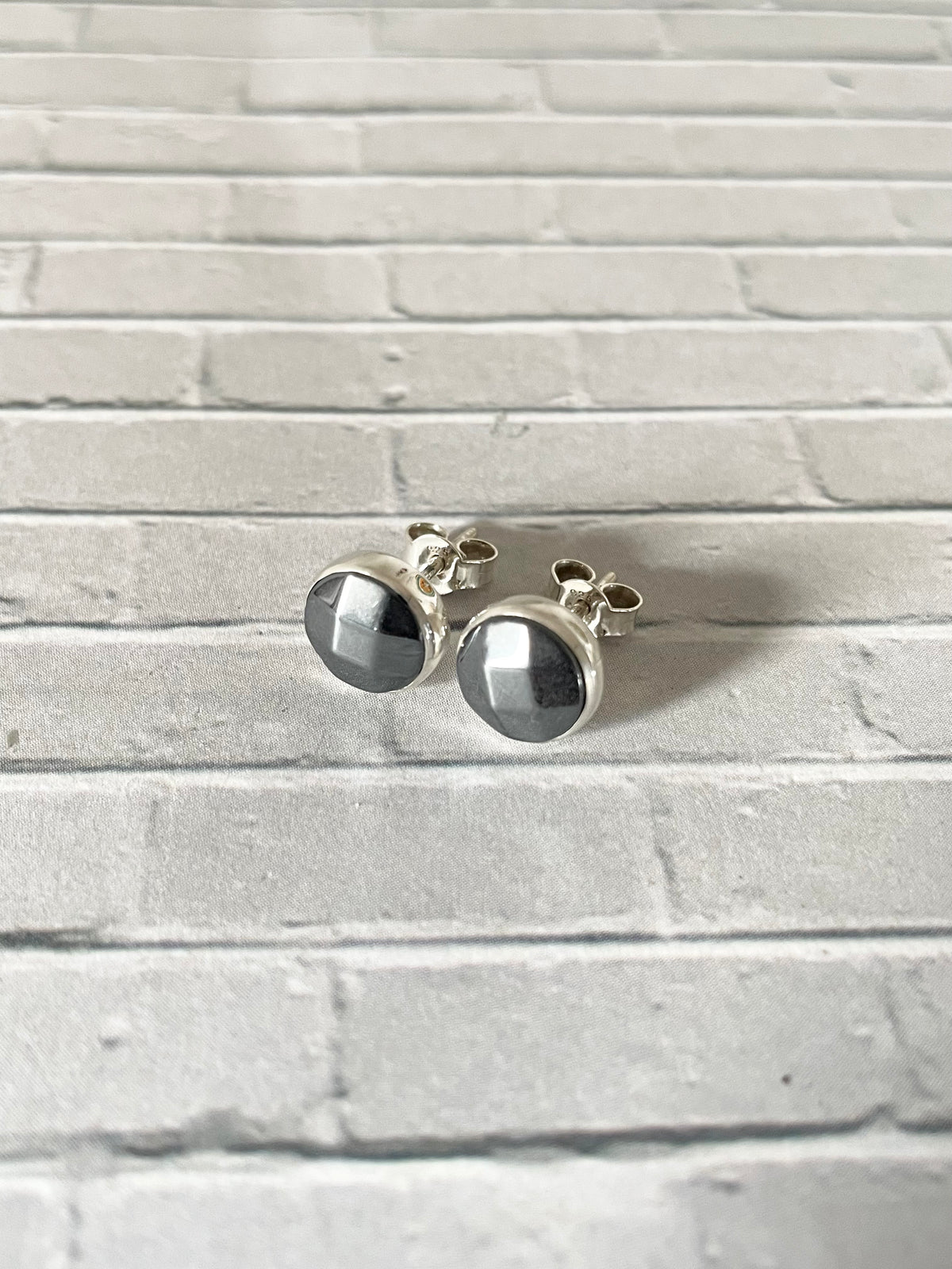 Hematite Studs