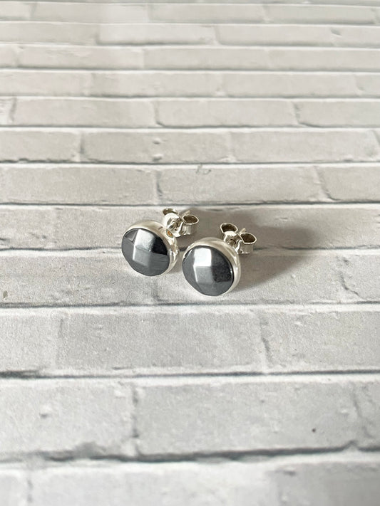 Hematite Studs