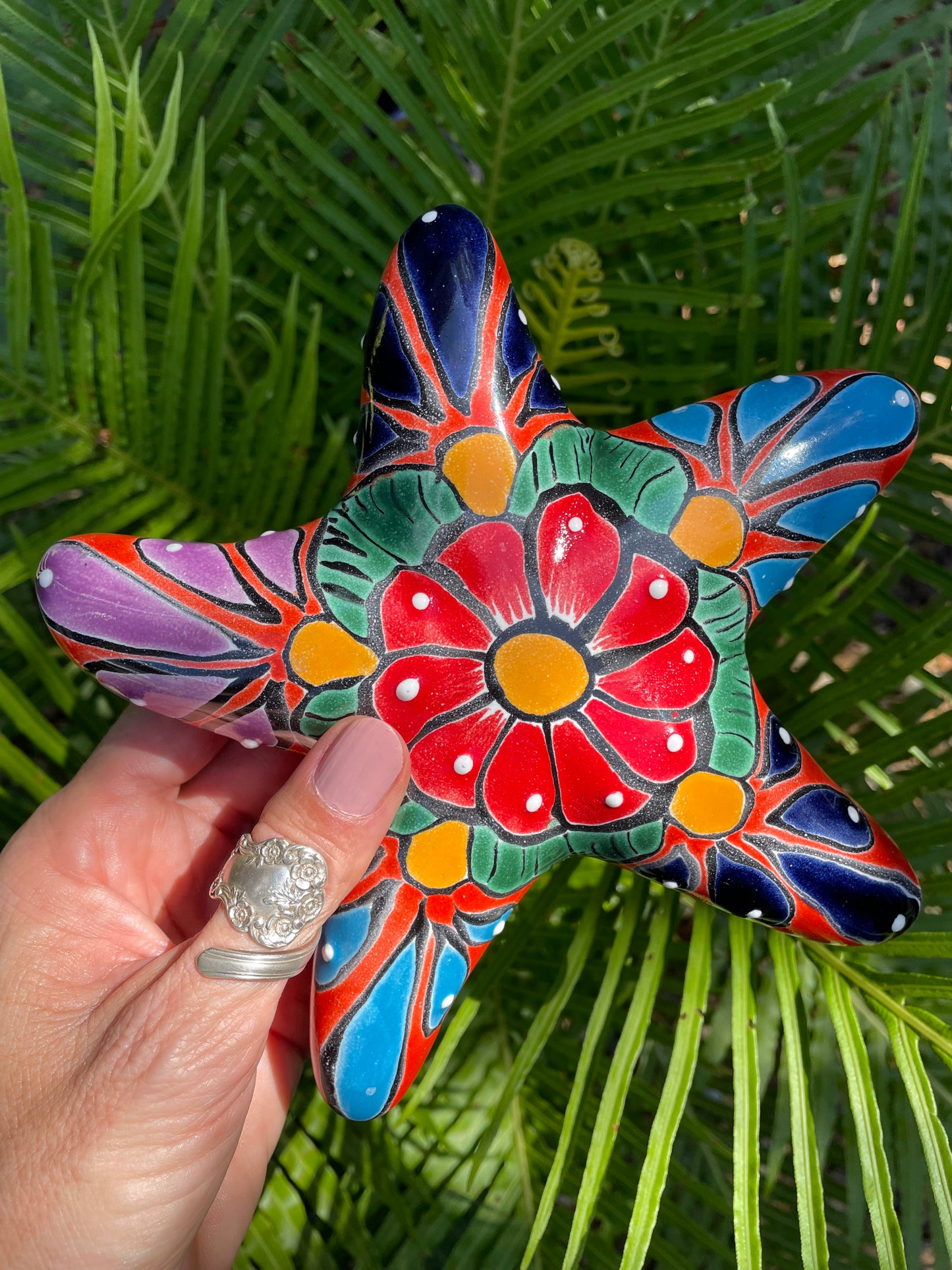 Mexican Talavera Starfish