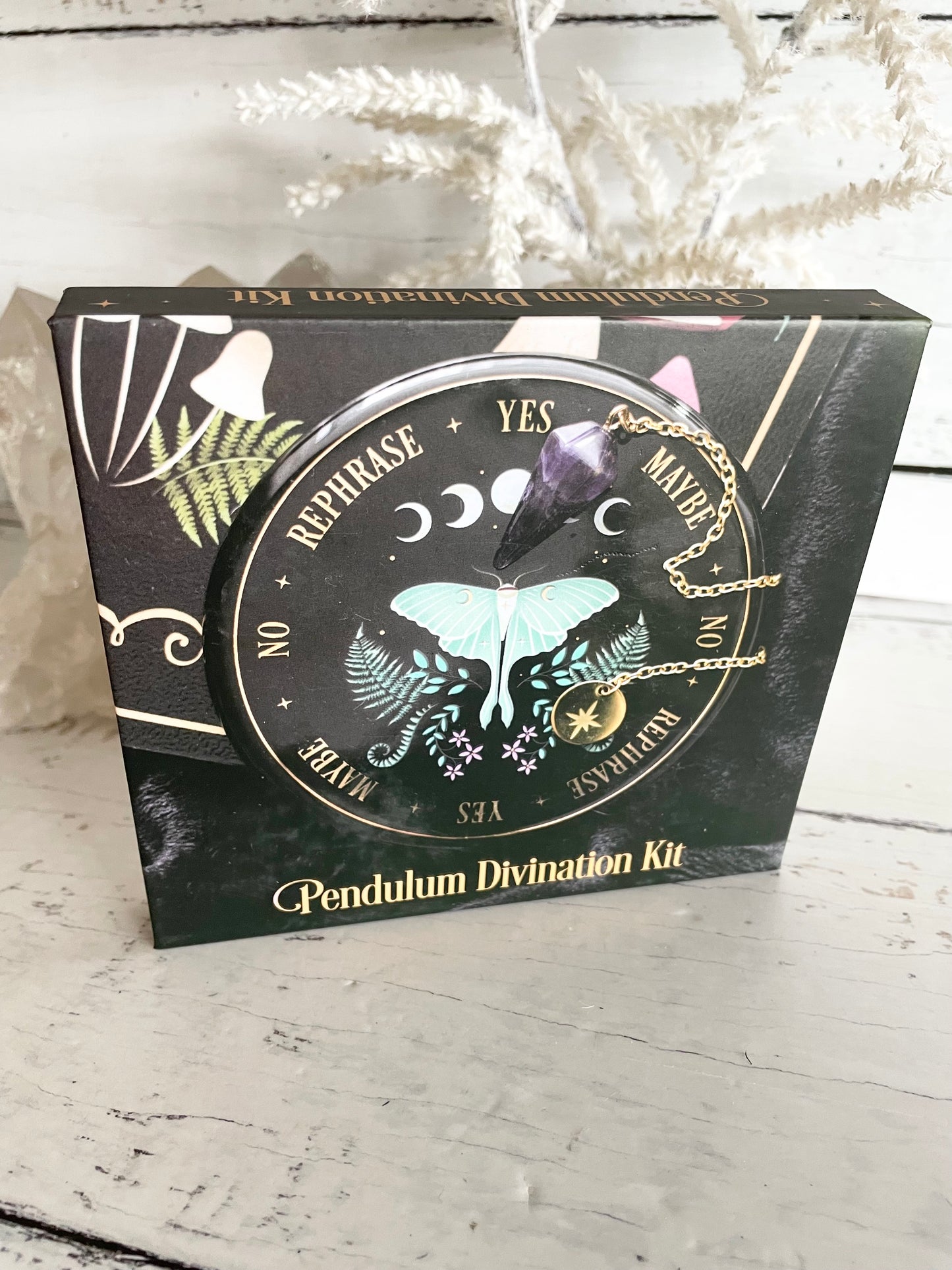 Pendulum Divination Kit ~ Luna Moth