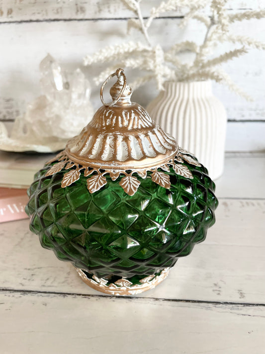 Avocado Green LED Lantern