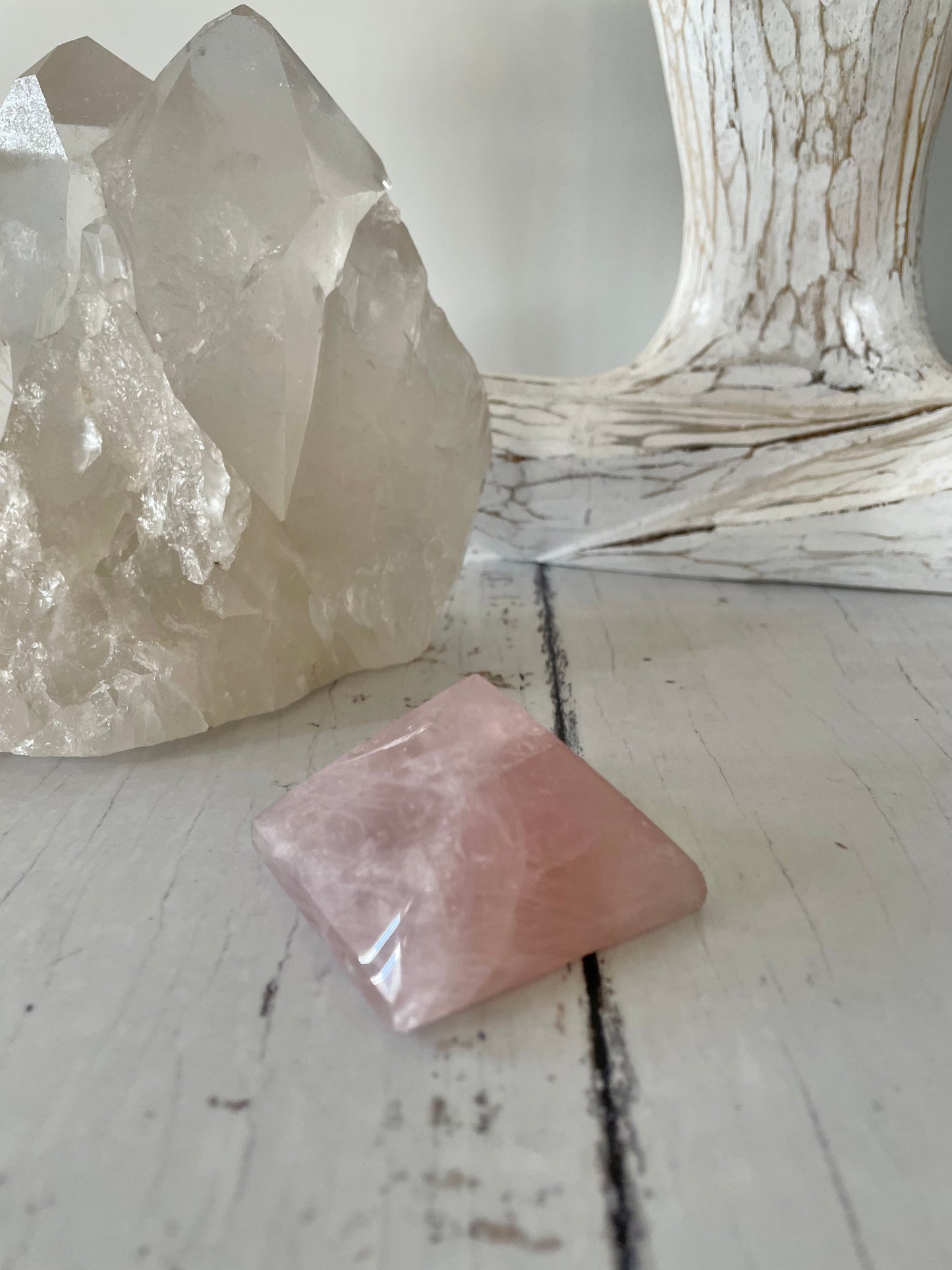 Rose Quartz Pyramid