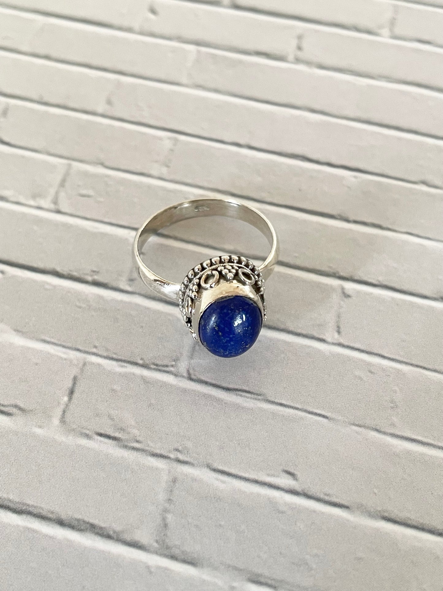 Lapis Lazuli Ring ~ Size 7.5