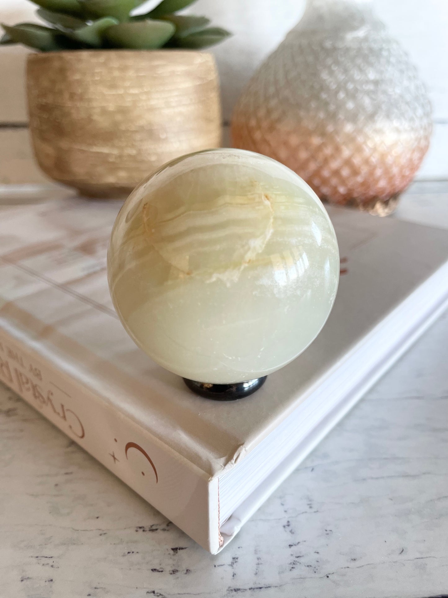 Afghanistan Jade Sphere includes holder