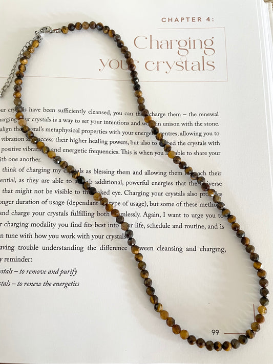 Tigers Eye ~ Faceted  Necklace