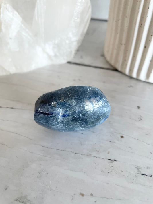 Kyanite Pillow Palm Stone