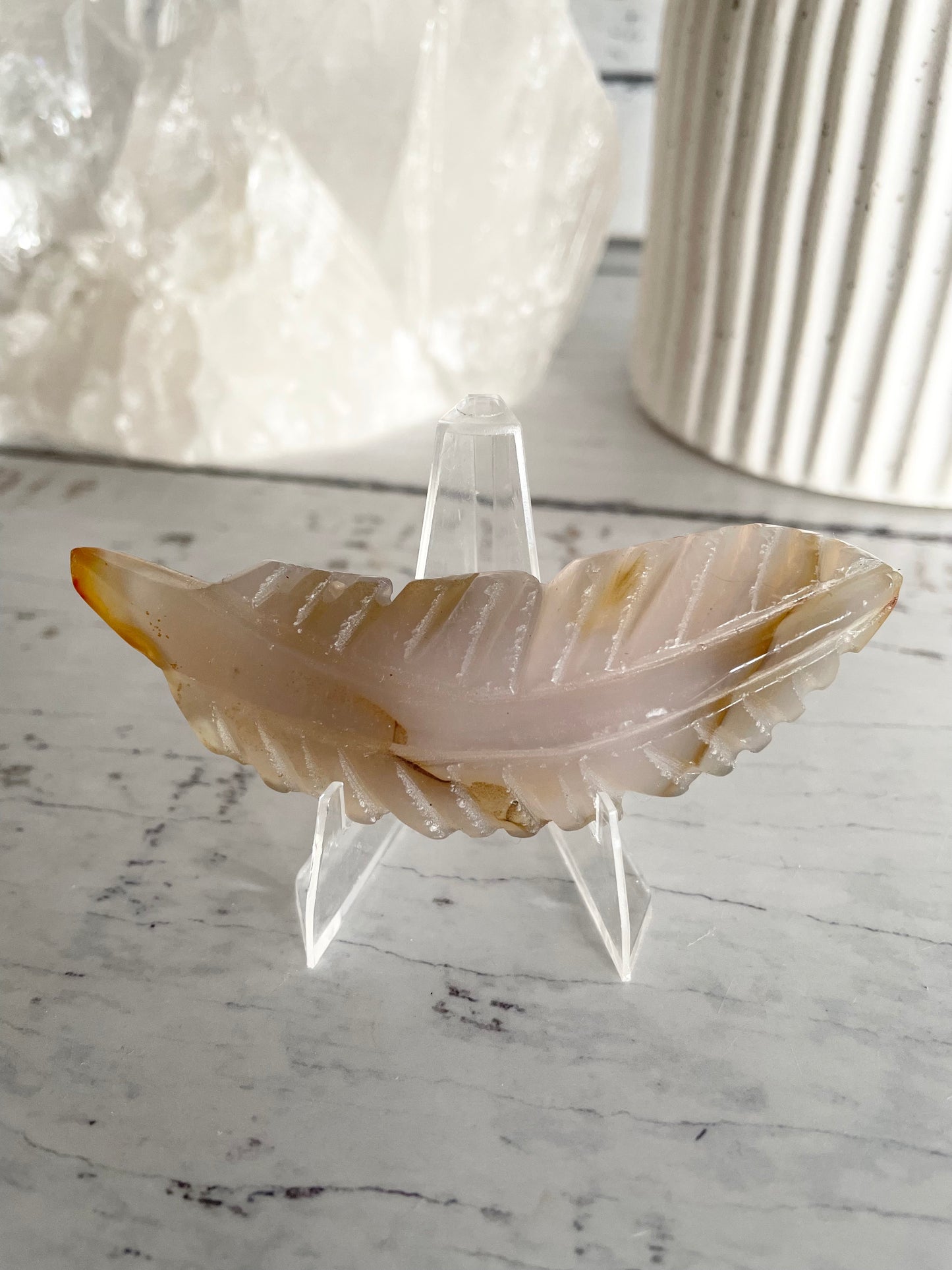 Agate feather