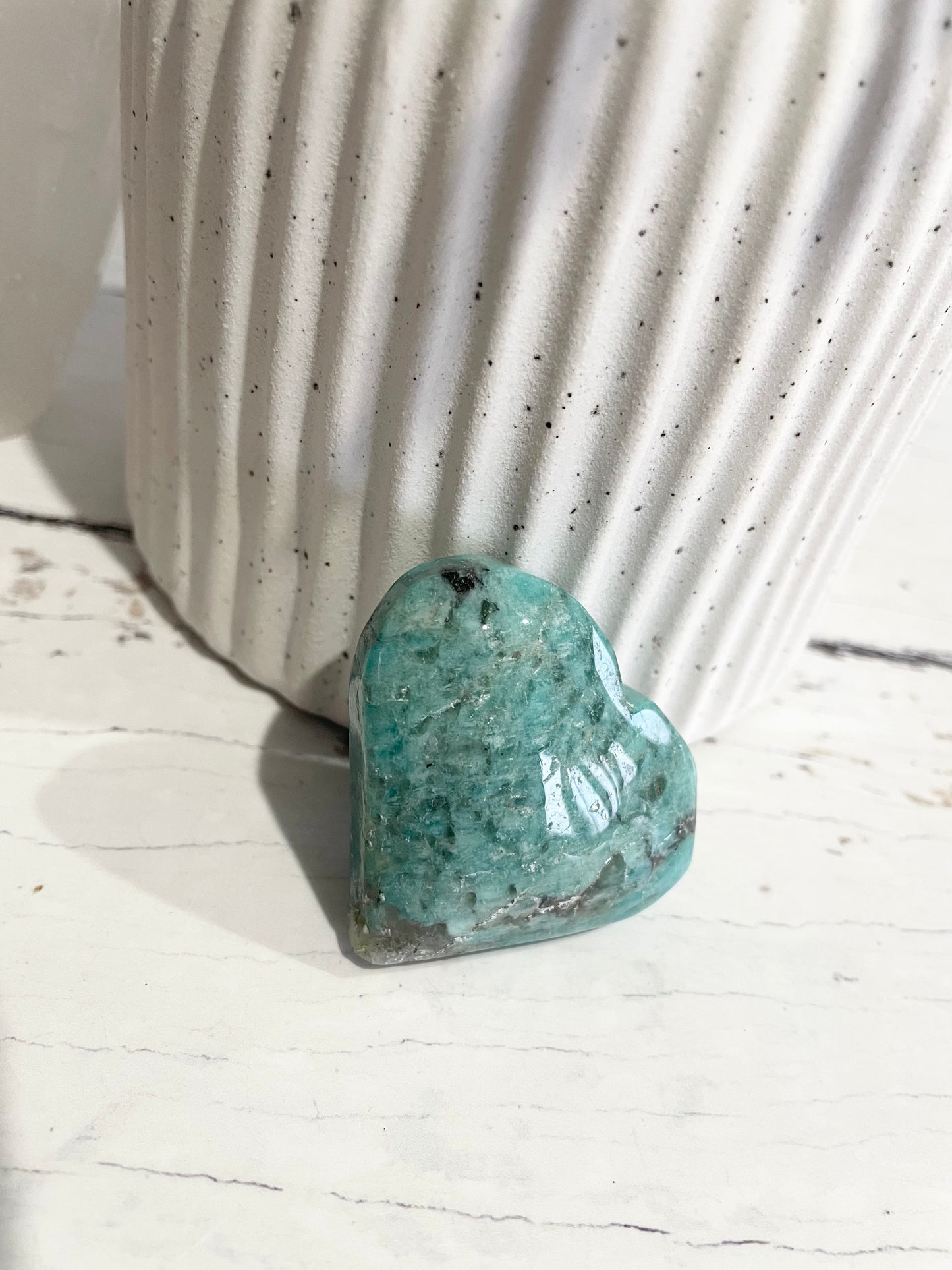 Amazonite Heart