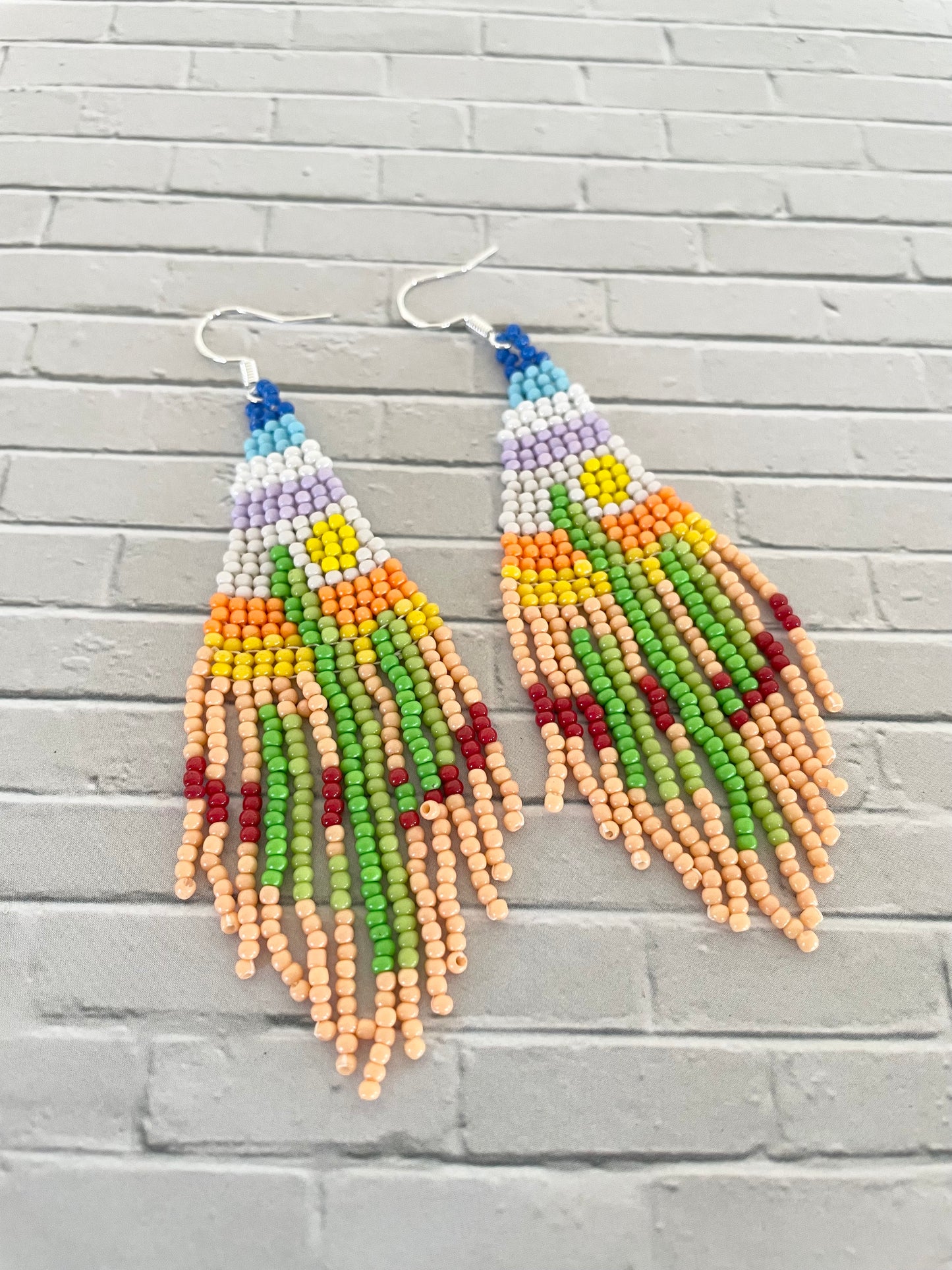 Cherokee Spirit - Seed  bead dangles 6