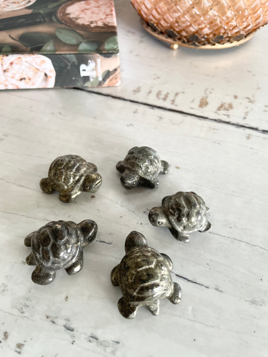 INTUITIVELY CHOSEN~ Pyrite Turtle
