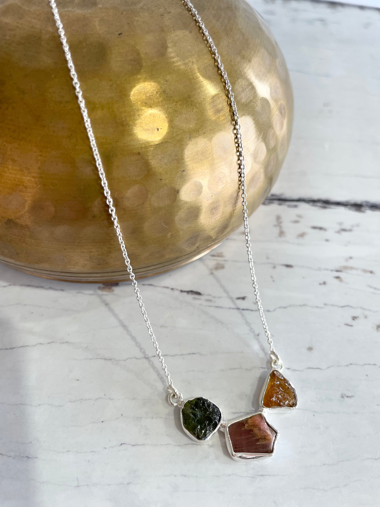 Multi Tourmaline Necklace