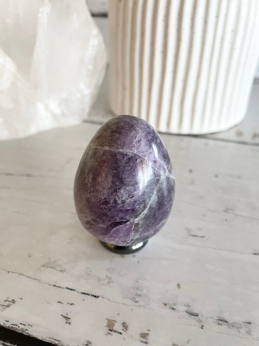 Amethyst Egg with holder