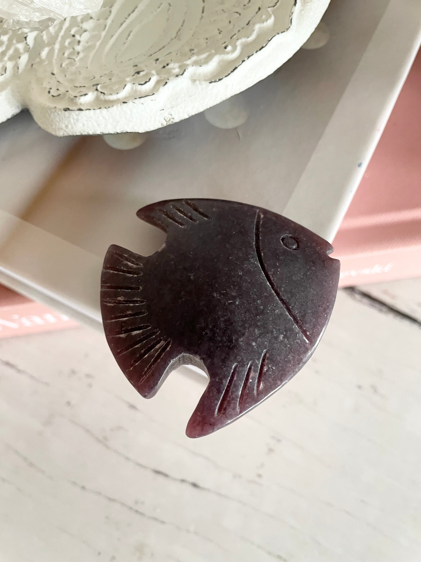 Angel Fish ~ Strawberry Quartz