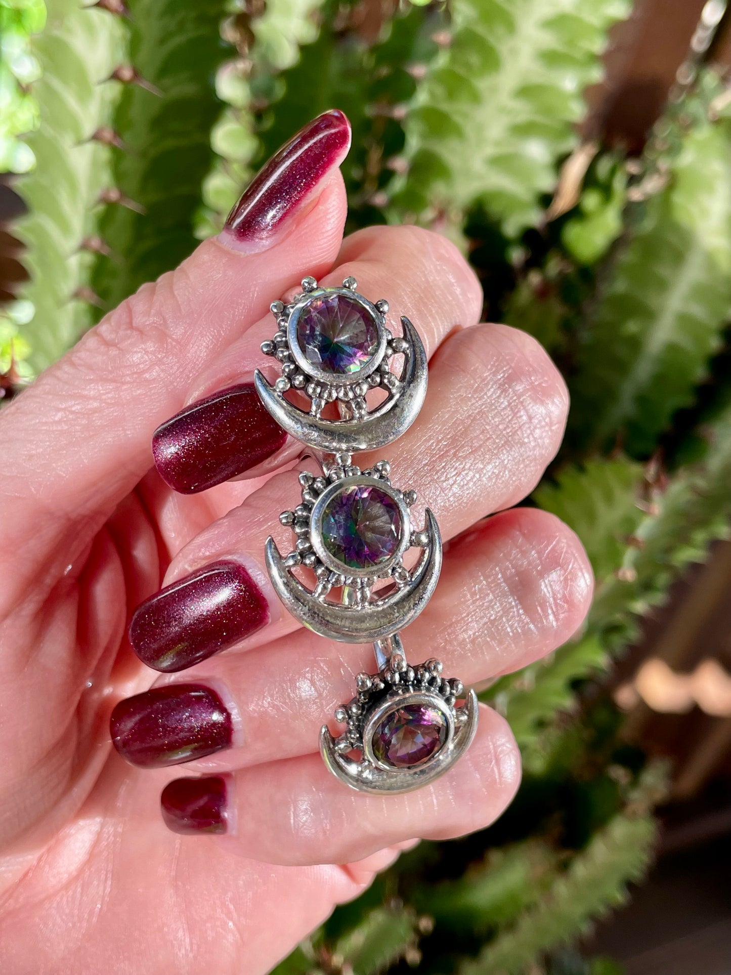 Mystic Topaz Ring ~ size 6 & 7