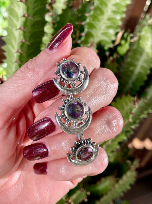 Mystic Topaz Ring ~ size 6 & 7