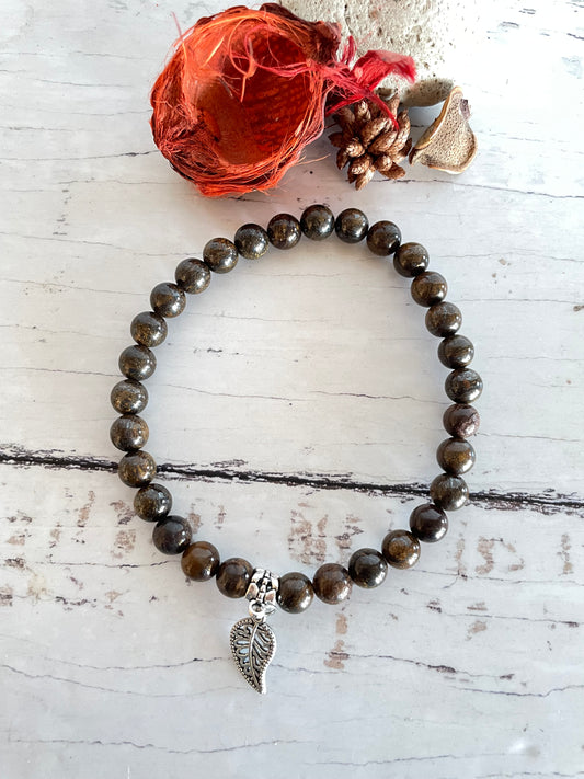 Bronzite Healing Anklet ~ Faith ©️