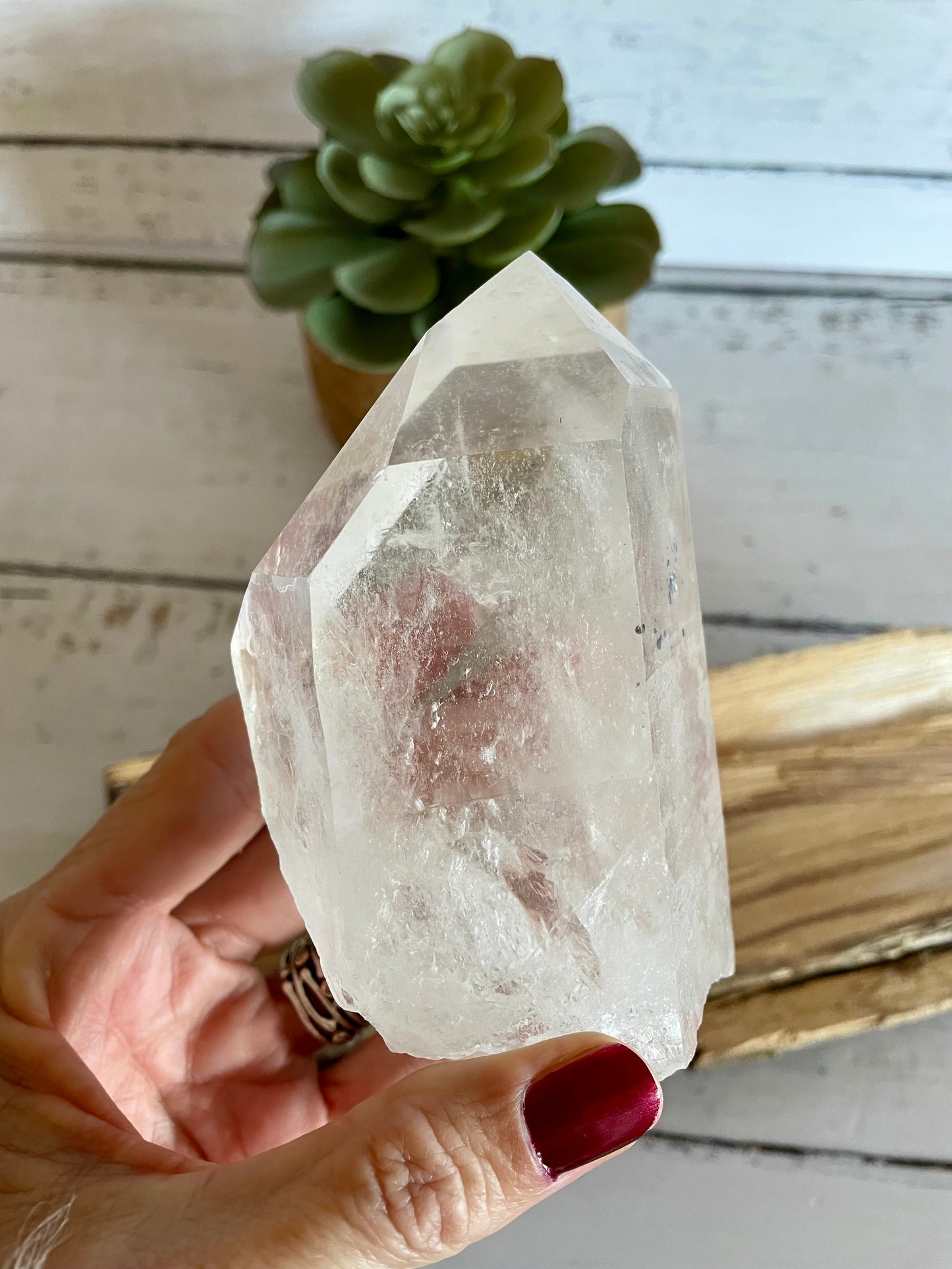 Clear Quartz Natural Point