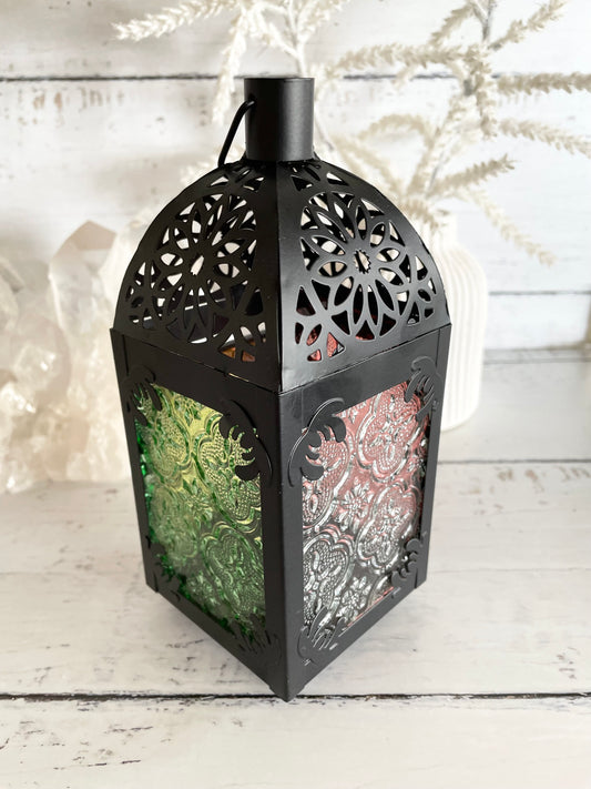 Moroccan Coloured Lantern