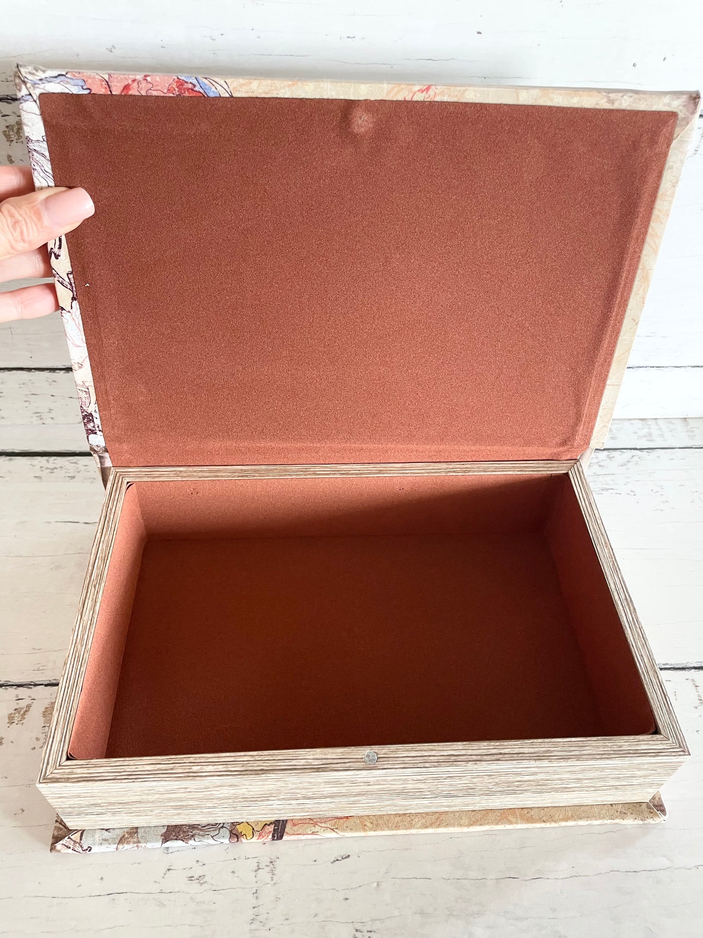 Book Case Jewellery/Trinket Box ~ Red Robin