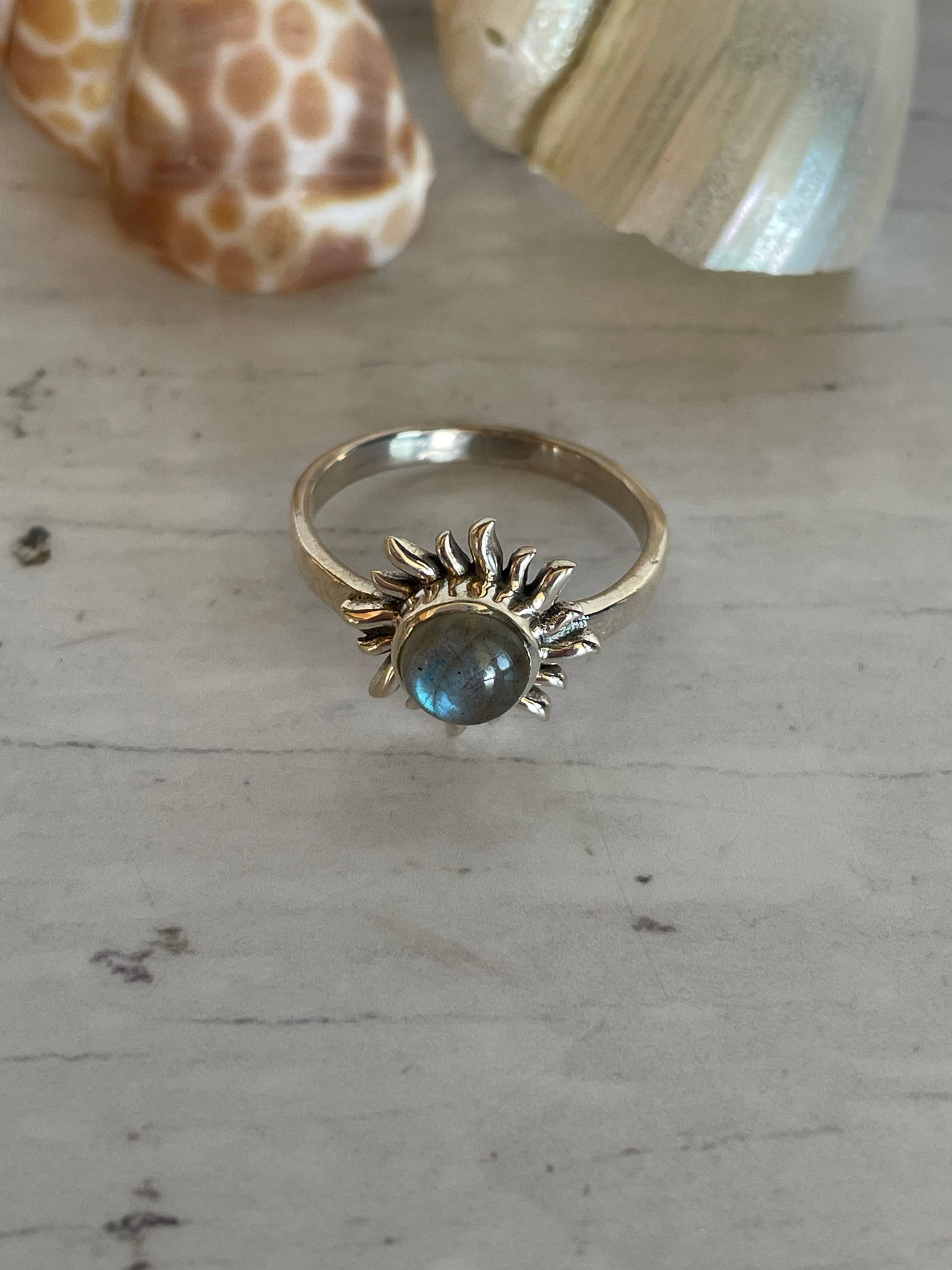 Labradorite Silver Ring