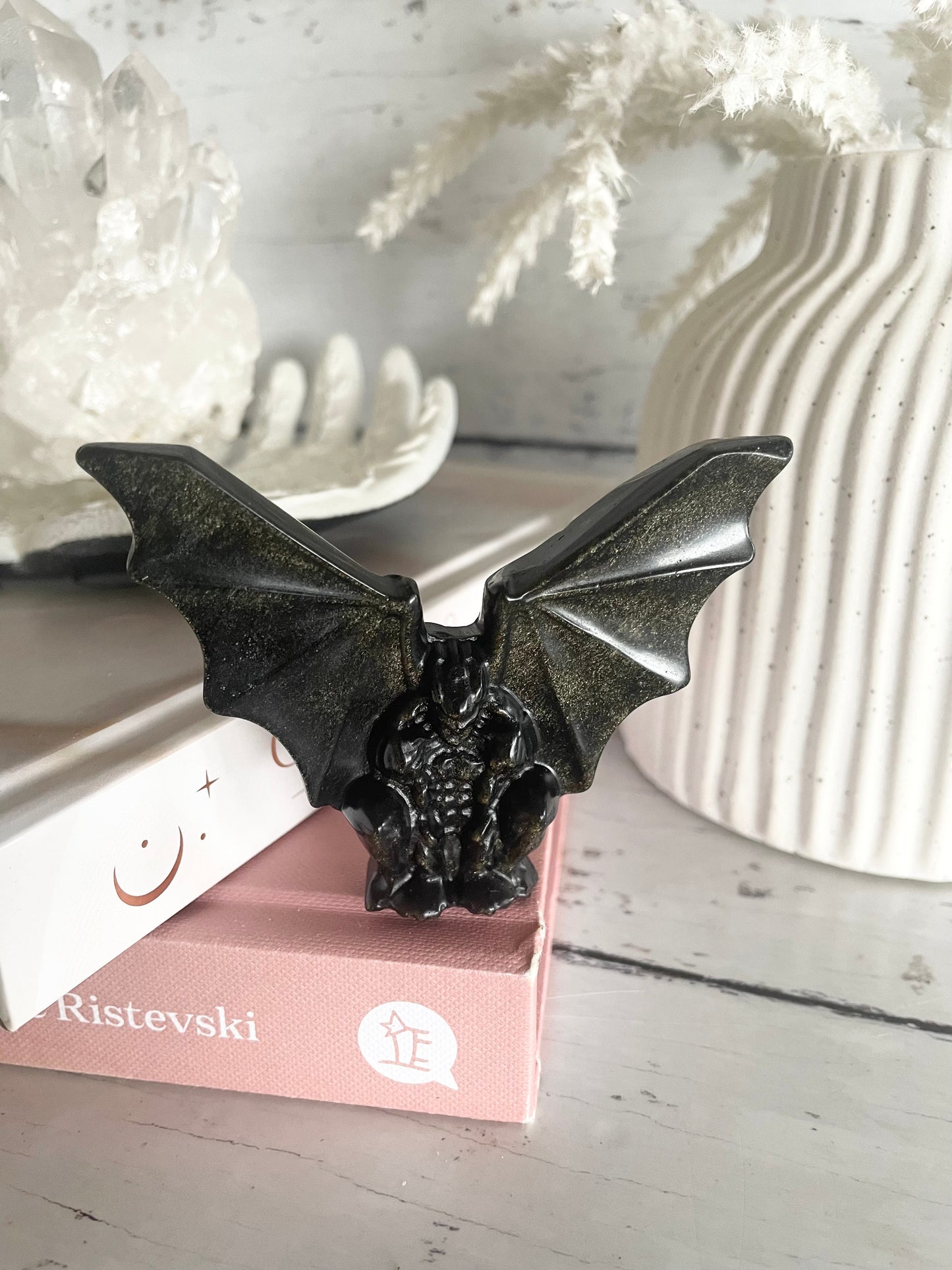 Gold Sheen Obsidian Gargoyle