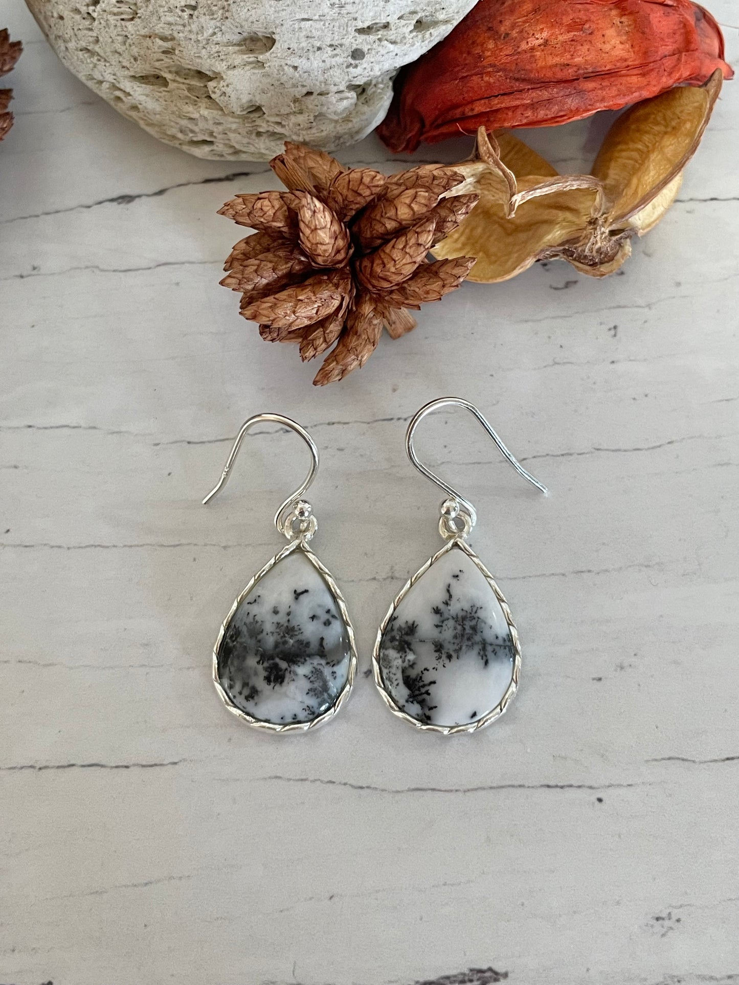 Dendritic Opal Silver ~ Happiness