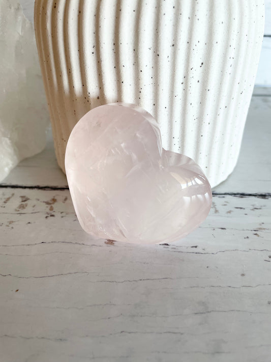 Rose Quartz Heart