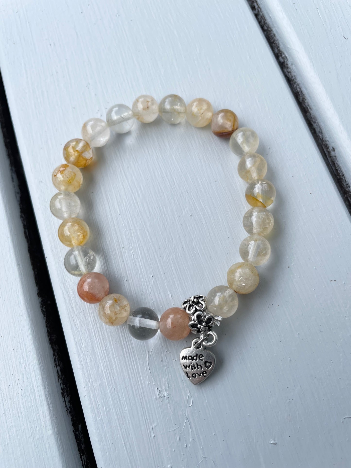 Golden Healer Quartz Healing Bracelet ~ Rejuvenation