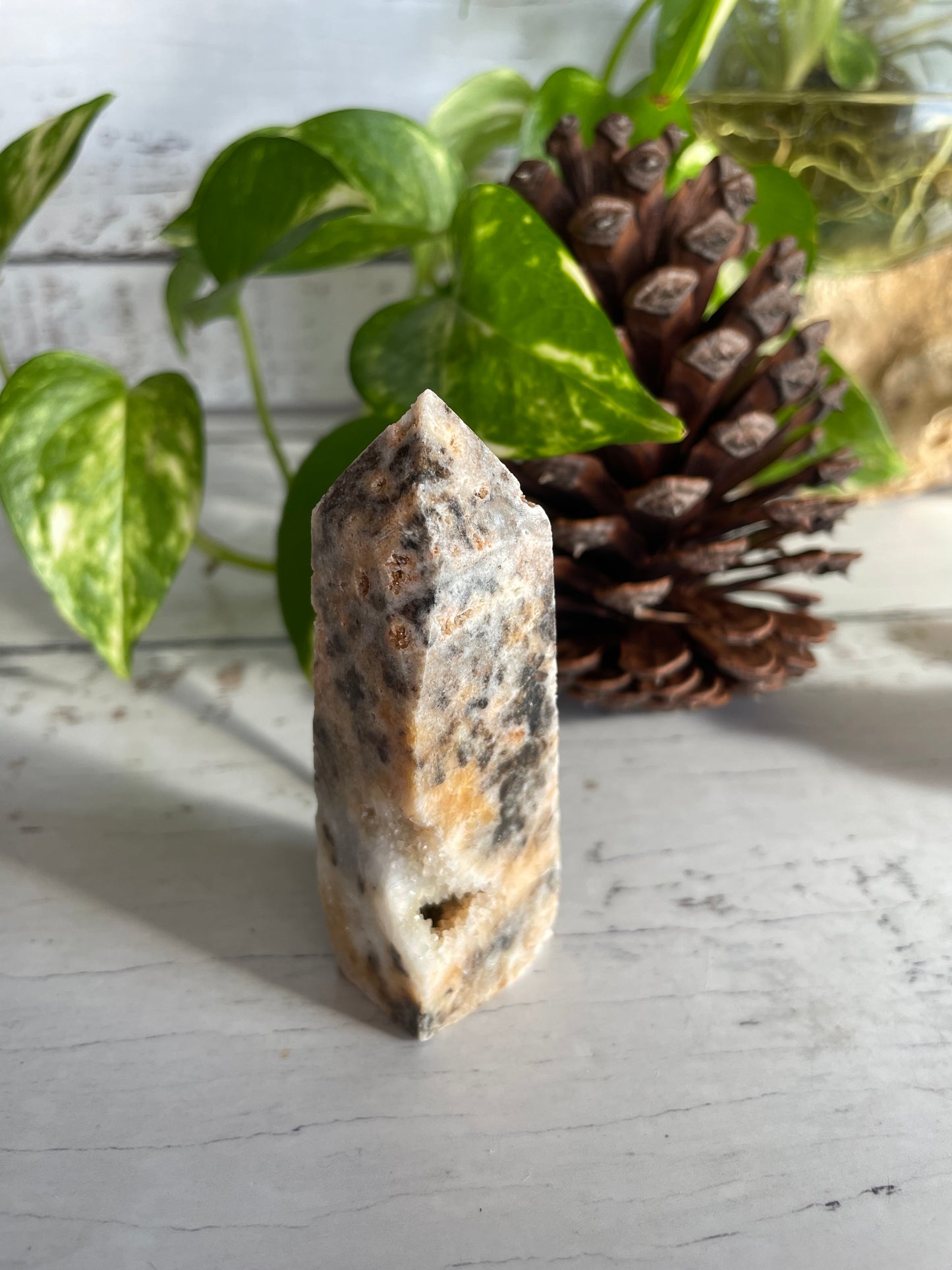 Crazy Lace Agate Obelisk