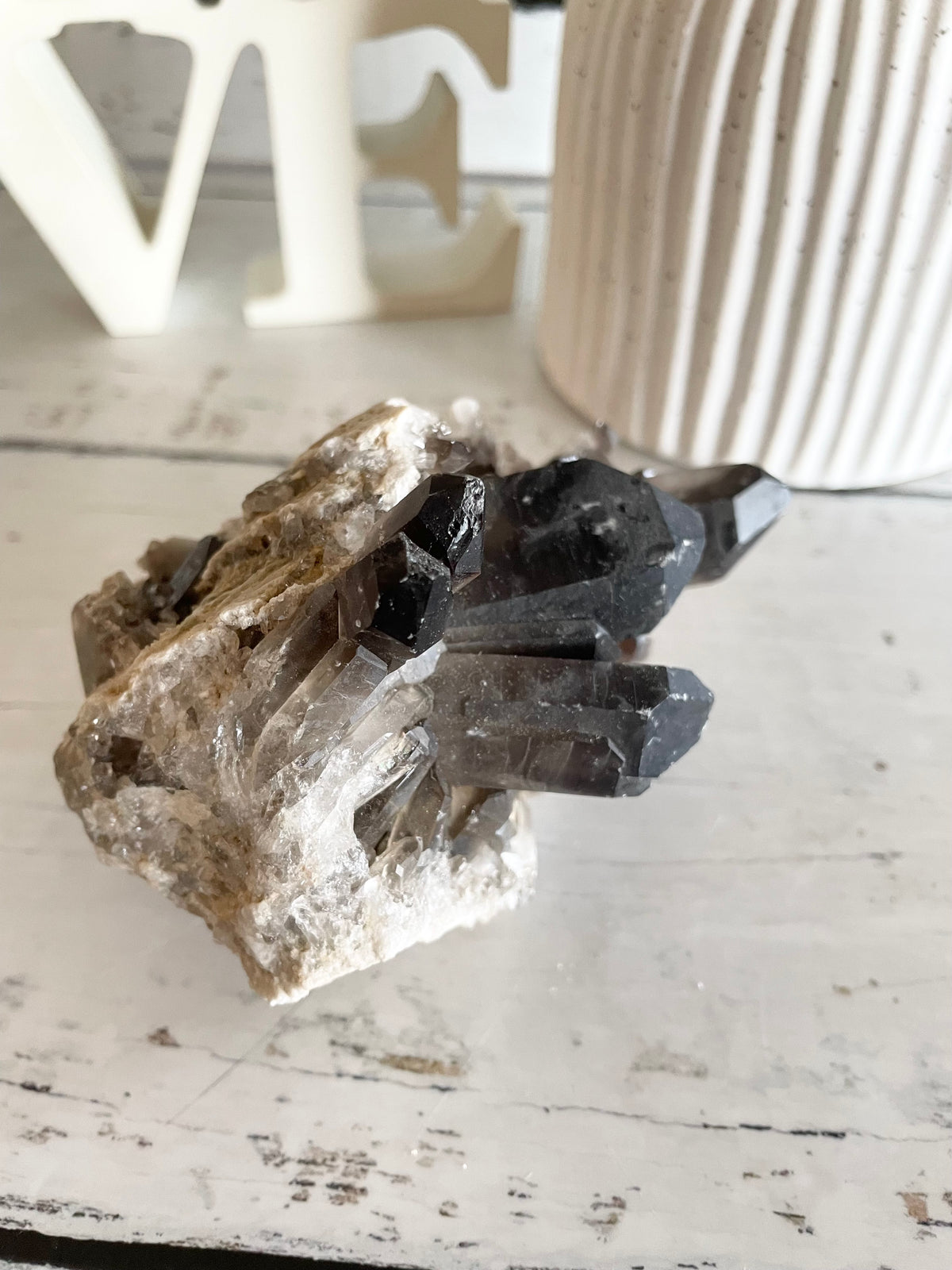 Smoky Quartz Cluster