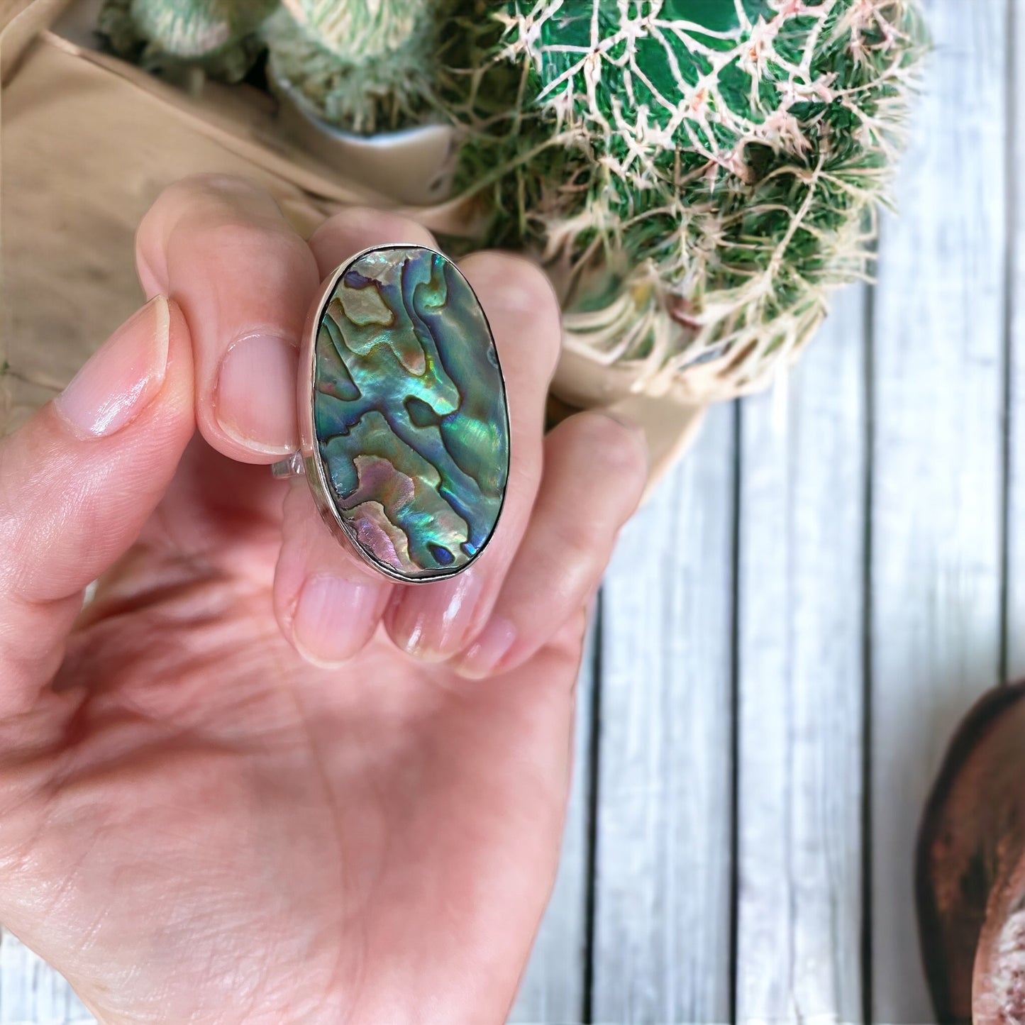 SweetGrass Studio ~ Abalone ring